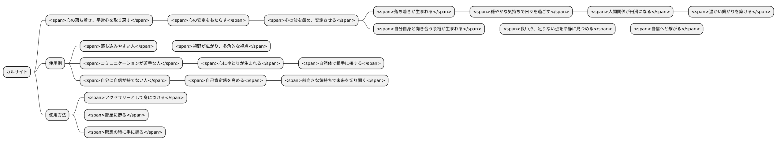 心の安定をもたらす力